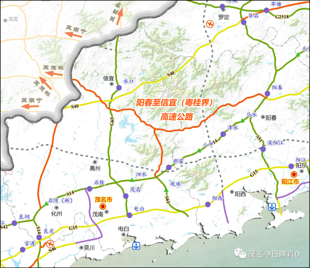 阳春一新高速全长 139.913km，途经双滘镇.....
