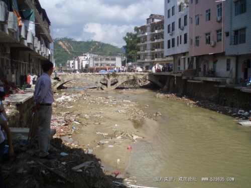 双滘水灾：2010年10月14日双滘桥