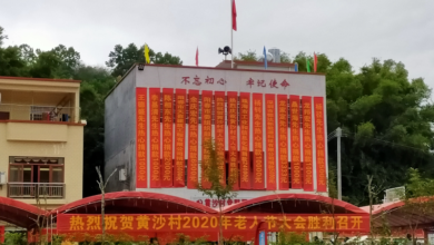 黄沙村举行2020年重阳敬老活动