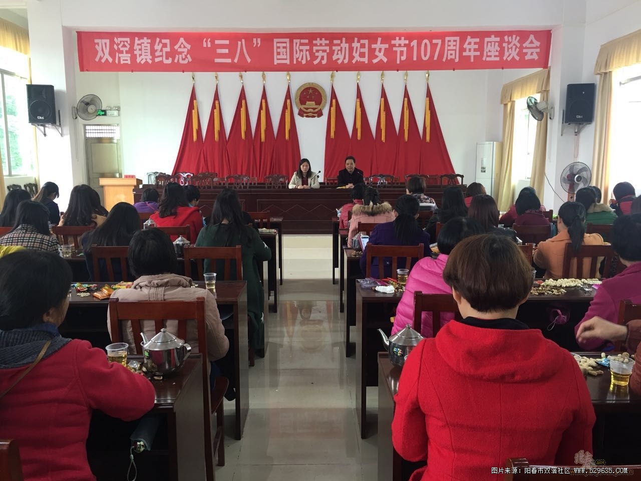 双滘镇妇联举办了庆祝“三八”国际劳动妇女节107周年座谈会